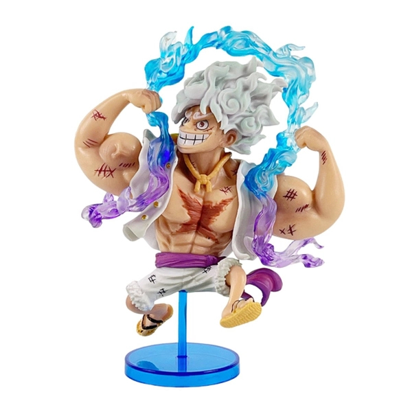 Mô Hình OnePiece Luffy Gear 5 cơ bắp - Cao 14cm - nặng 110gram , Figure OnePiece