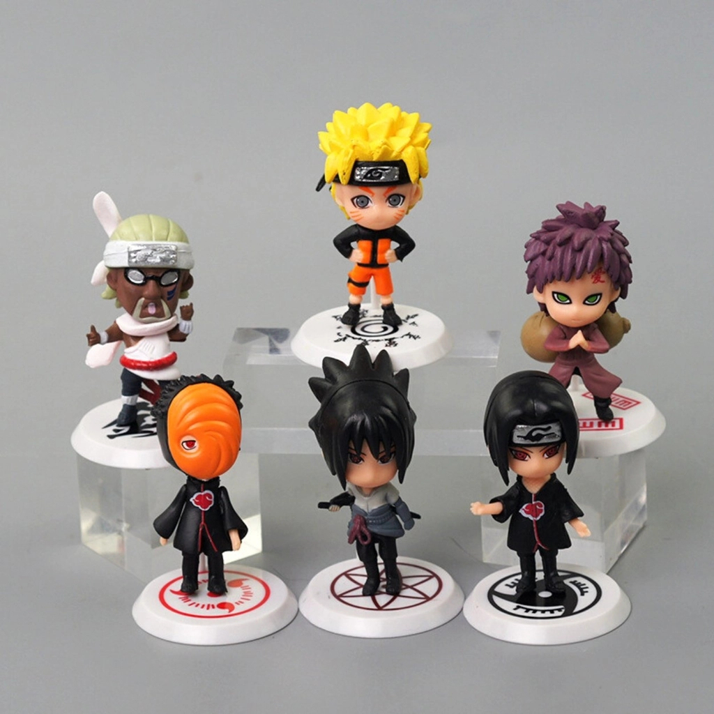 Mô hình Naruto combo 6 nhân vật bản B Cao 6-7cm - nặng 150Gram- Figure Naruto