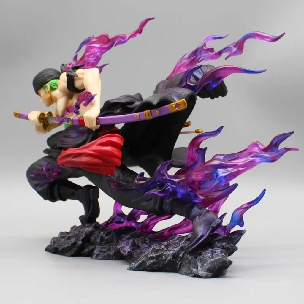 Mô Hình OnePiece Zoro enma - Cao 21cm - nặng 1kg4 - Phụ Kiện : 2 đầu +3 kiếm - Figure OnePiece