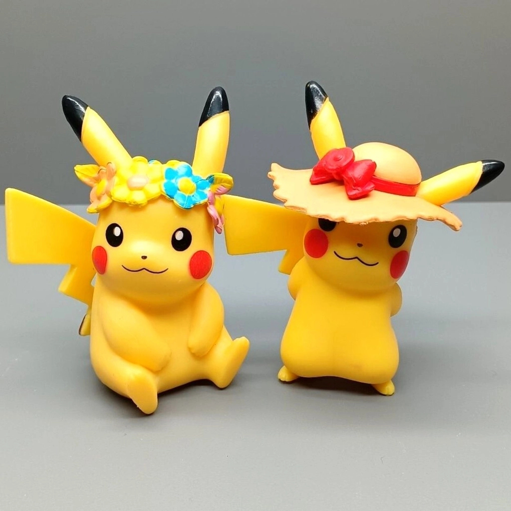 Mô Hình POKEMON Bộ 6 Pikachu siêu dễ thương- Cao 8cm - nặng 260gram - Figure POKEMON