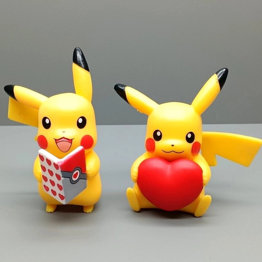 Mô Hình POKEMON Bộ 6 Pikachu siêu dễ thương- Cao 8cm - nặng 260gram - Figure POKEMON