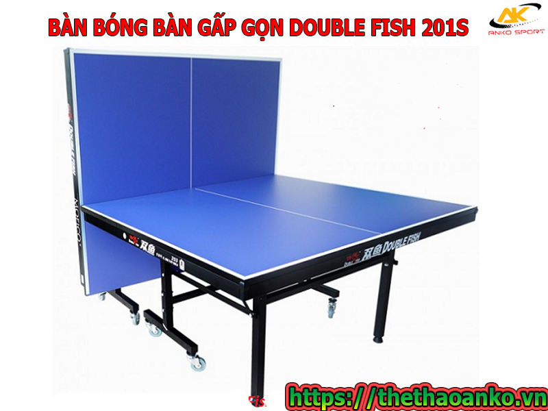 BÀN BÓNG BÀN GẤP GỌN DOUBLE FISH 201S