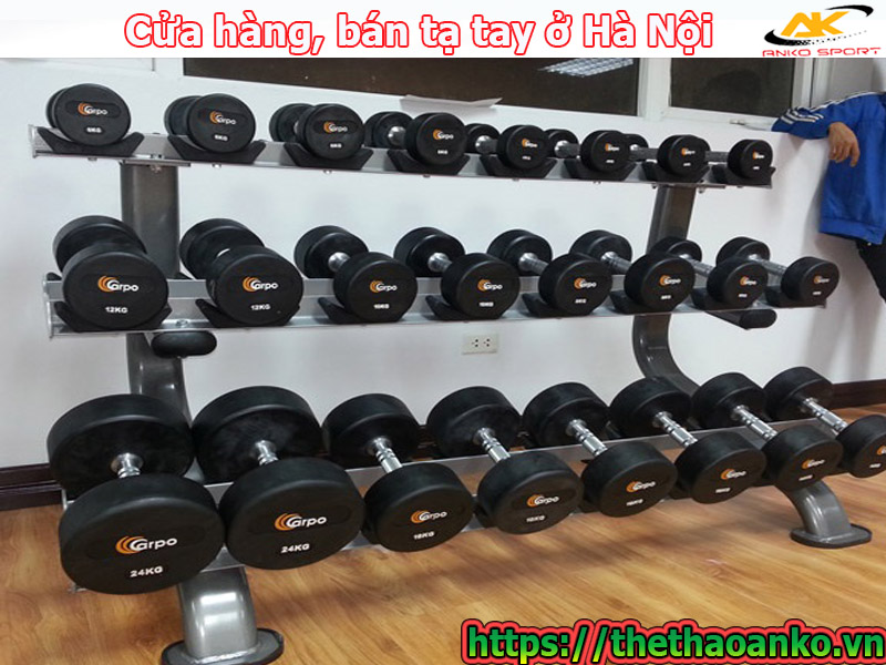 Cửa hàng, bán tạ tay ở Hà Nội (shop dụng cụ thể thao gần đây Hà Nội)