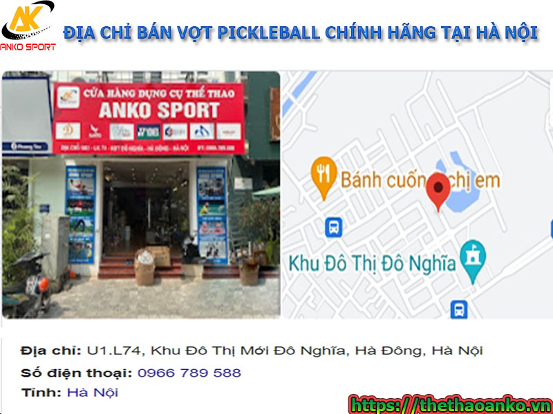 ĐỊA CHỈ BÁN VỢT PICKLEBALL CHÍNH HÃNG TẠI HÀ NỘI