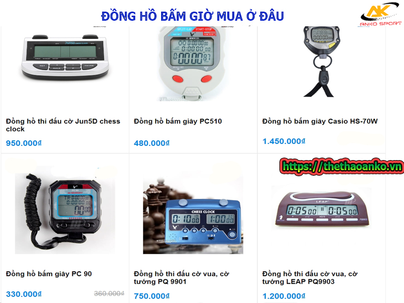 Đồng hồ bấm giờ Mua ở đấu giá rẻ tại Hà Nội