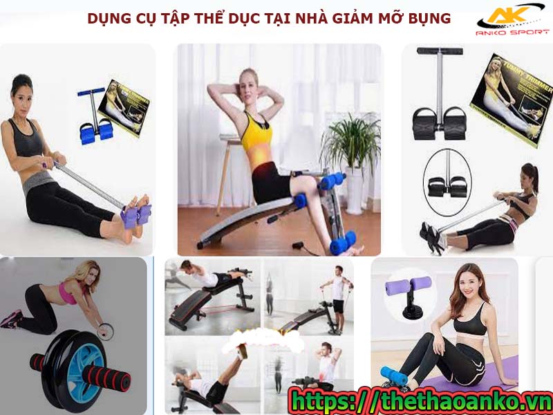 DỤNG CỤ TẬP THỂ DỤC TẠI NHÀ GIẢM MỠ BỤNG