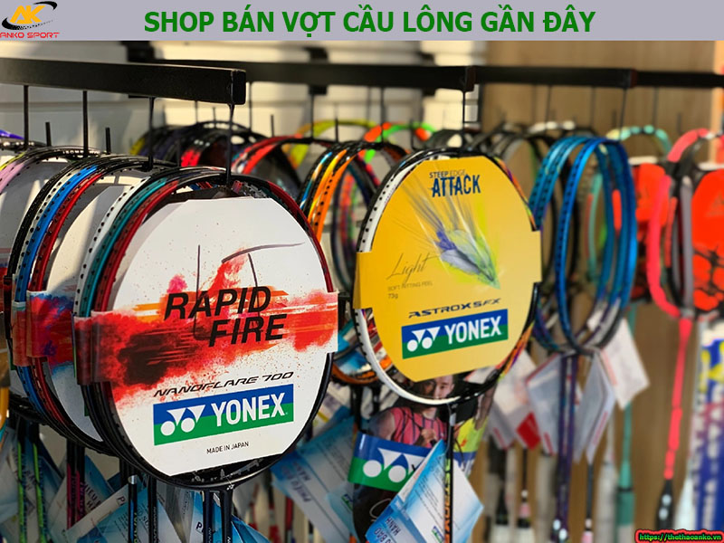 Shop bán vợt cầu lông gần đây tại Quận Hà Đông