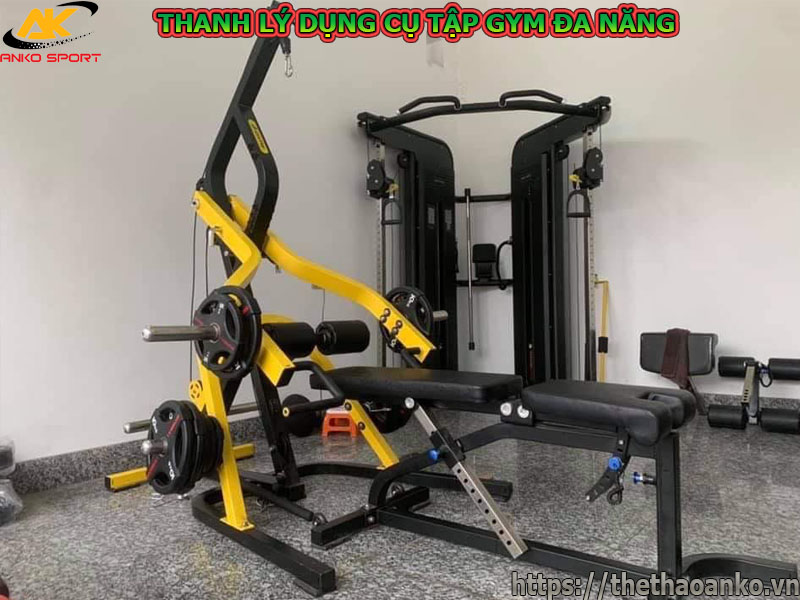 THANH LÝ DỤNG CỤ TẬP GYM ĐA NĂNG TẠI CÁC TỈNH TRỰC THUỘC TRUNG ƯƠNG