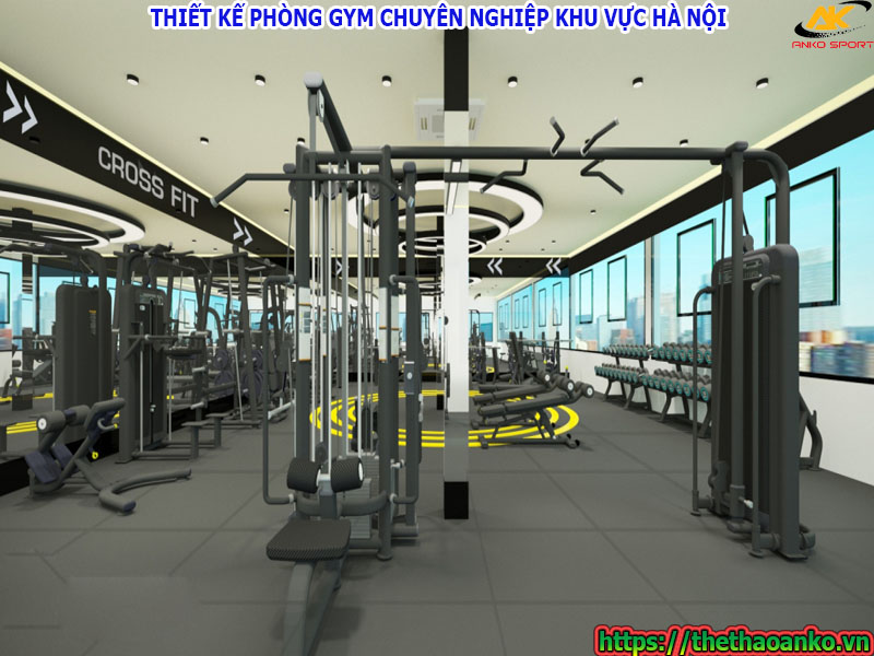 THIẾT KẾ, THI CÔNG, CUNG CẤP VÀ LẮP ĐẶT THIẾT BỊ PHÒNG GYM CHUYÊN NGHIỆP HÀ ĐÔNG