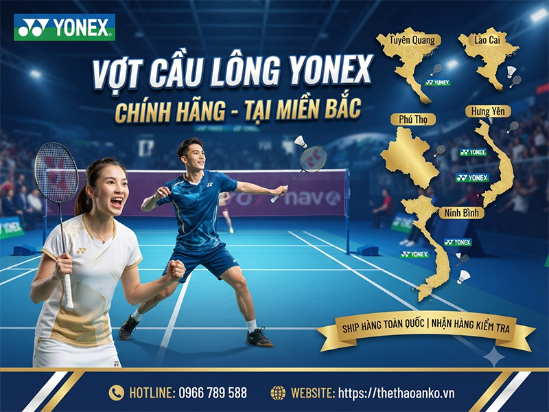 VỢT CẦU LÔNG YONEX TẠI VIỆT NAM 2