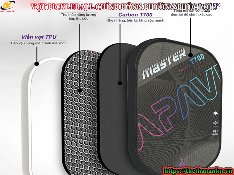 VỢT PICKLEBALL CHÍNH HÃNG PHƯỜNG PHÚC LỢI 3