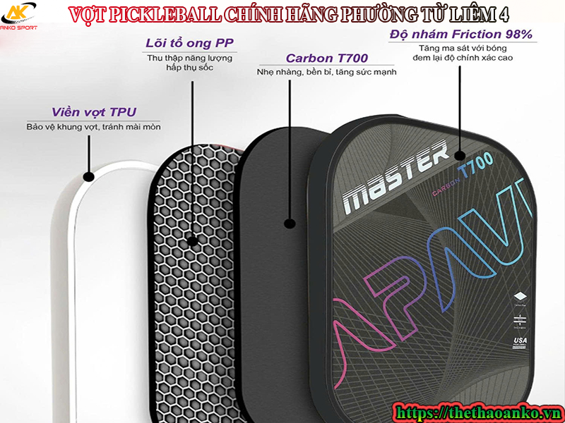 VỢT PICKLEBALL CHÍNH HÃNG PHƯỜNG TỪ LIÊM 4