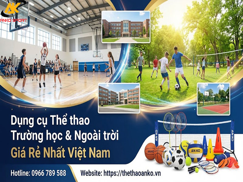 Web bán dụng cụ thể thao trường học - ngoài trời