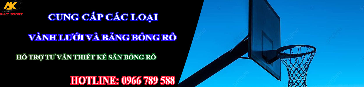 Vành lưới và bảng bóng rổ