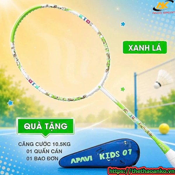 Vợt cầu lông trẻ em APAVI Kids chính hãng