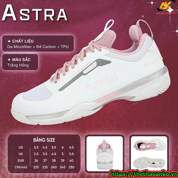 Giày Pickleball/Cầu lông APAVI ASTRA