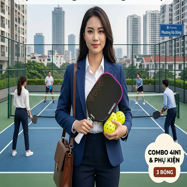 Vợt pickleball cho nữ tay yếu, nữ tập chơi, cho người mới chơi, vợt pickleball ama sport