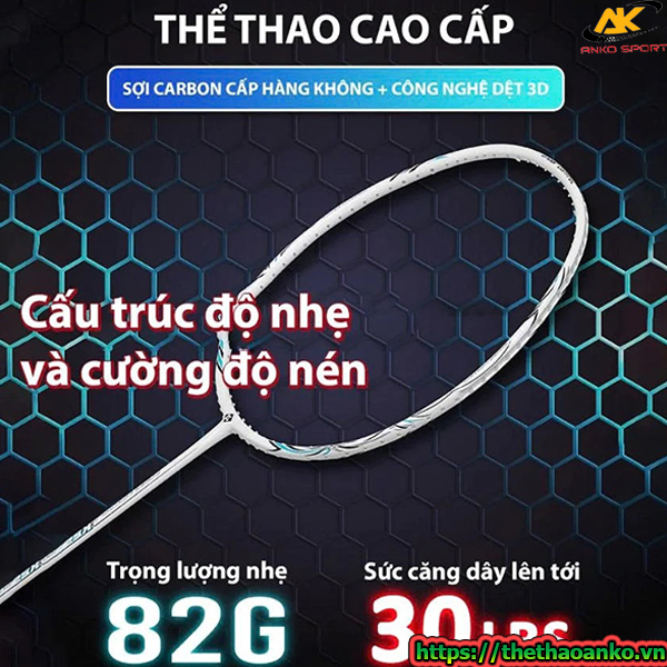 Vợt cầu lông Kumpoo K520 Pro Check NFC chính hãng