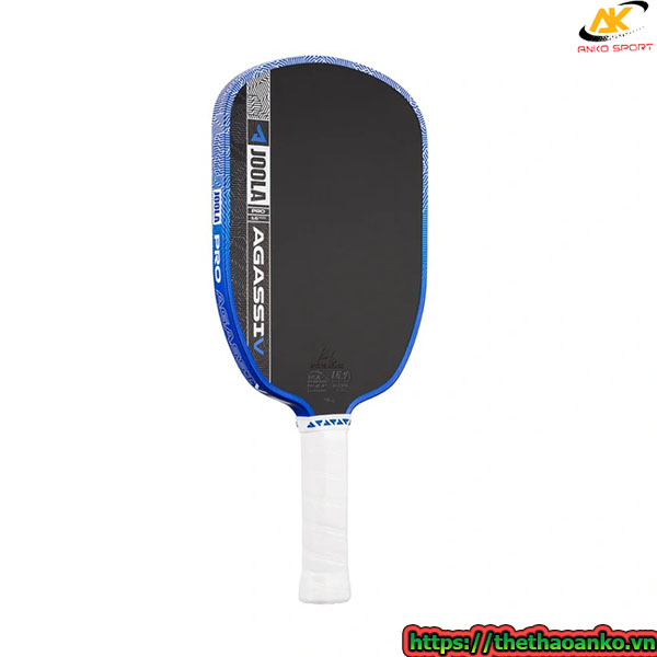 Vợt Pickleball JOOLA Agassi Pro V – Andre Agassi Royal Blue 16mm (Gen 5)
