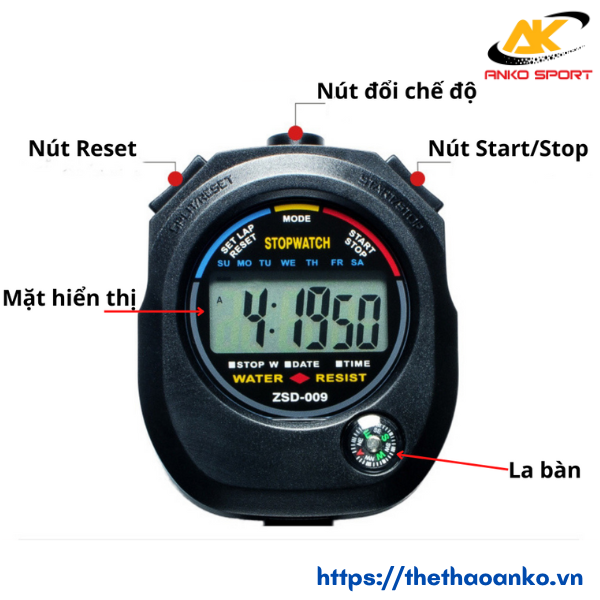 Đồng hồ bấm giây ZSD-009