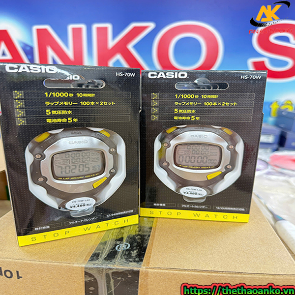 Đồng hồ bấm giờ Casio HS-70W (Stopwatch)