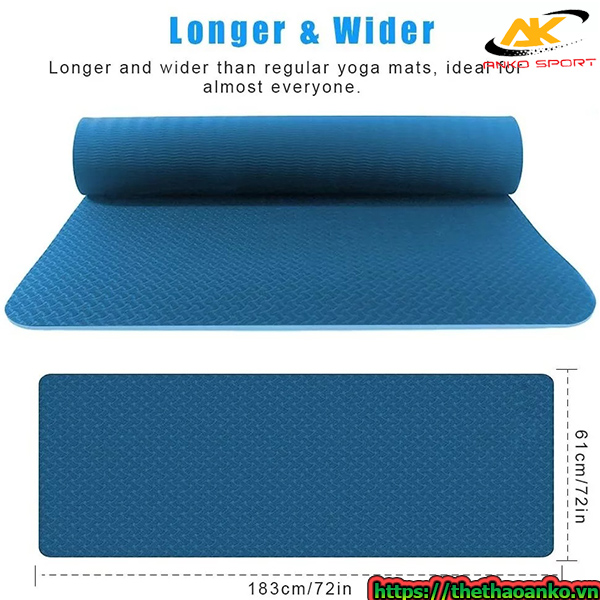 Thảm Tập Yoga & Gym Chống Trơn Trượt