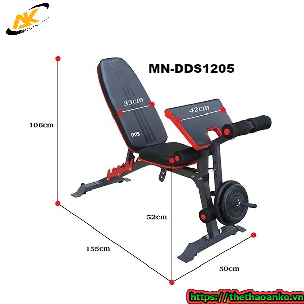 Ghế tập Gym đa năng DDS-1205