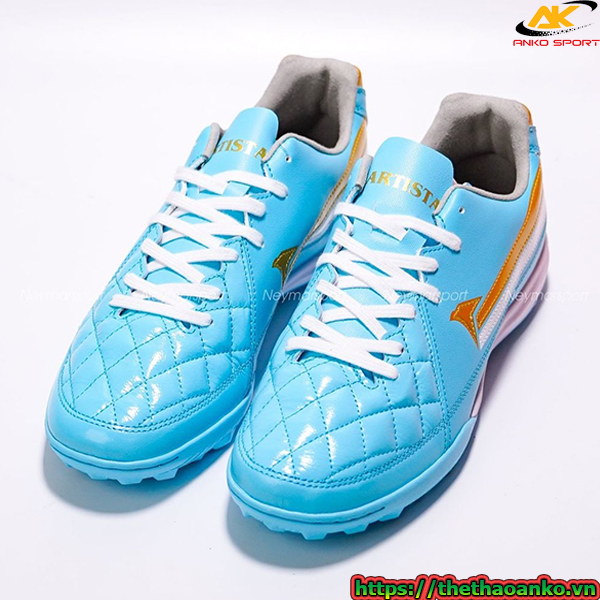 Giày đá bóng cỏ nhân tạo Kamito Artista KL TF - Sky Blue/White/Gold