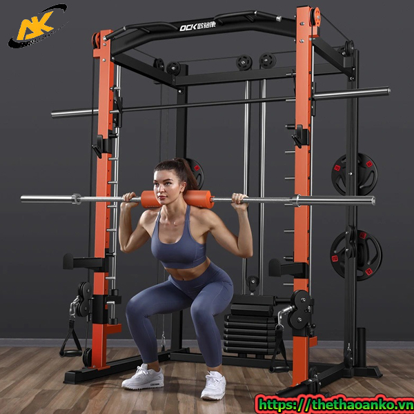 Khung gánh tạ đa năng K10 Kèm Ghế
