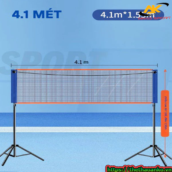 Khung Lưới Cầu Lông/Tennis 2 In 1 – Di Động, Tiện Lợi Cho Trong Nhà Và Ngoài Trời