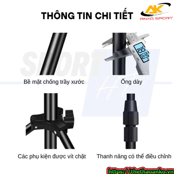 Khung Lưới Cầu Lông/Tennis 2 In 1 – Di Động, Tiện Lợi Cho Trong Nhà Và Ngoài Trời