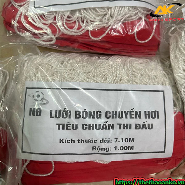 Lưới bóng chuyền hơi tiêu chuẩn thi đấu