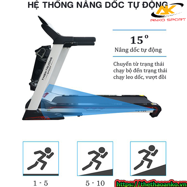 Máy chạy bộ điện đa năng HQ-V2C