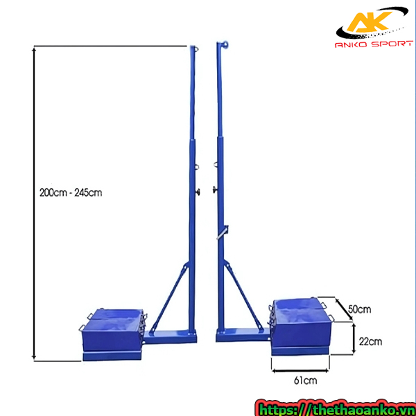 Trụ bóng chuyền tập luyện di động AK - 2026
