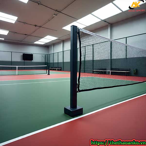 Trụ lưới sân pickleball cố định