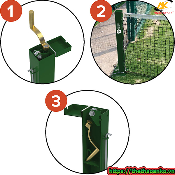 Trụ pickleball Sodex S26222V