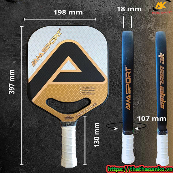 Vợt pickleball ama sport PP001 18MM