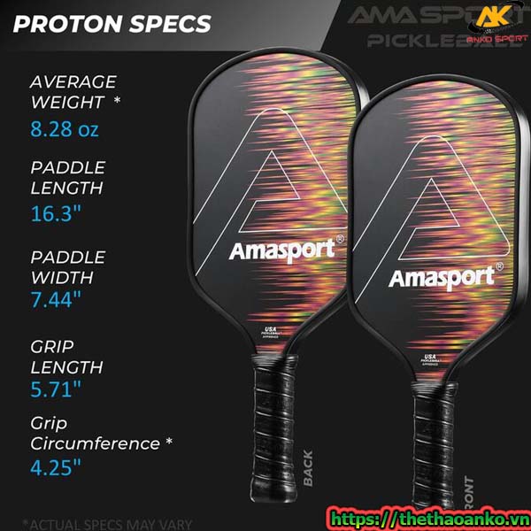 Vợt Pickleball AMA Proton PA016-RYG