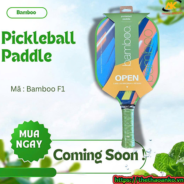 Vợt pickleball Paddale Bamboo F1 12mm chính hãng