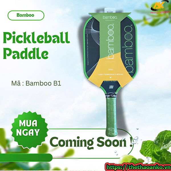 Vợt pickleball Paddale Bamboo B1 16mm chính hãng