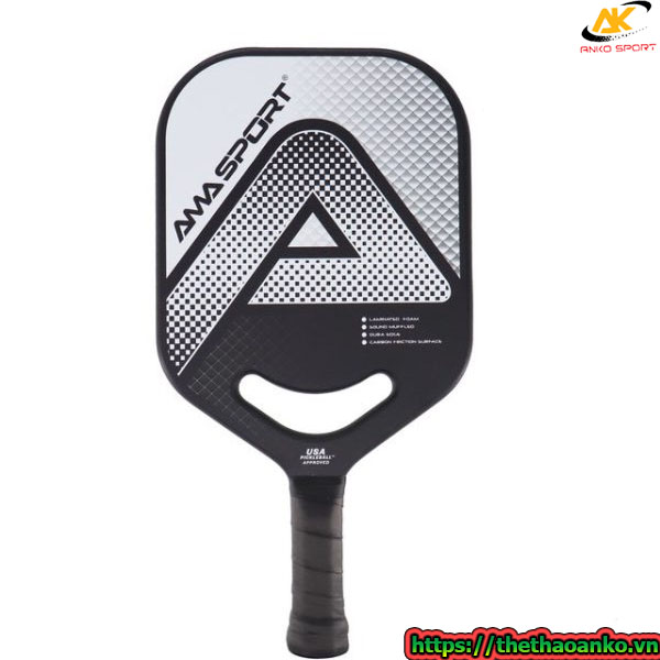 Vợt Pickleball AMA SPORT Fusion Đen