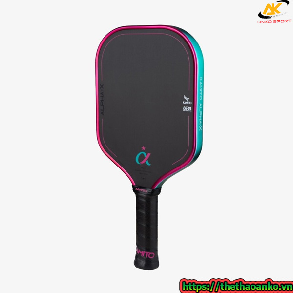 Vợt Pickleball Kamito Alpha X-16mm - Hồng/Xanh