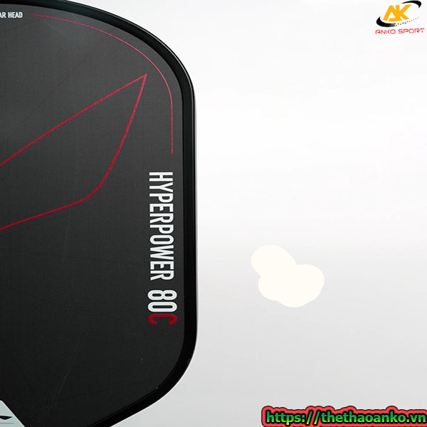 Vợt Pickleball Lining Hyper Power 80c Đen chính hãng – 16 mm