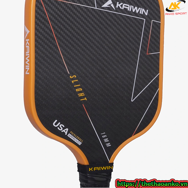 Vợt Pickleball Kaiwin Slight T1000 3k 16mm - Màu Cam