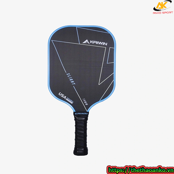 Vợt Pickleball Kaiwin Slight T700 14mm - Viền Màu Xanh