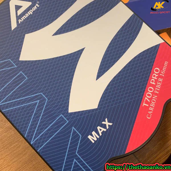 Vợt pickleball T700 Pro Max bản 16mm màu xanh