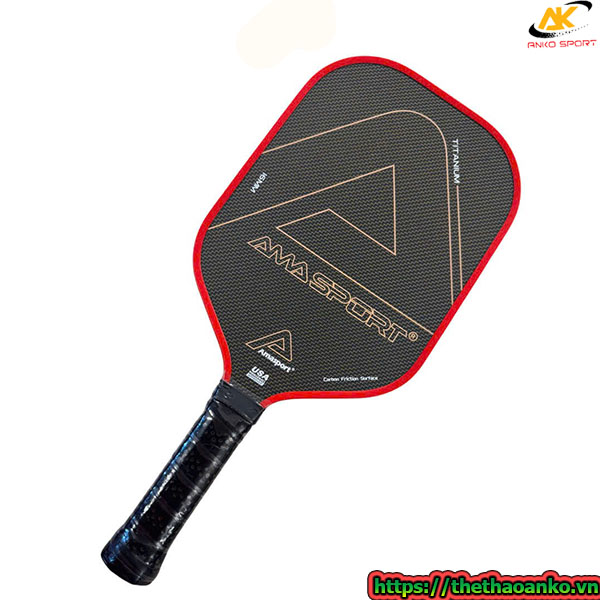 Vợt pickleball Titanium 16mm chính hãng chất liệu carbon Friction Surface