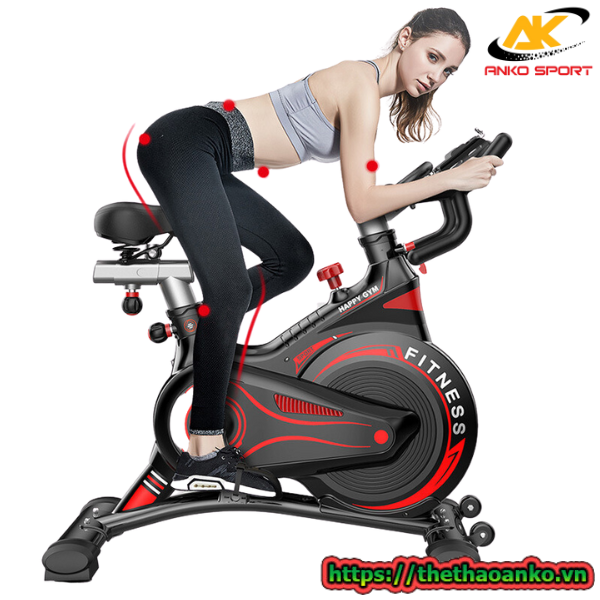 Xe đạp tập thể dục tại nhà Fitness bánh đà kháng từ GH - 508