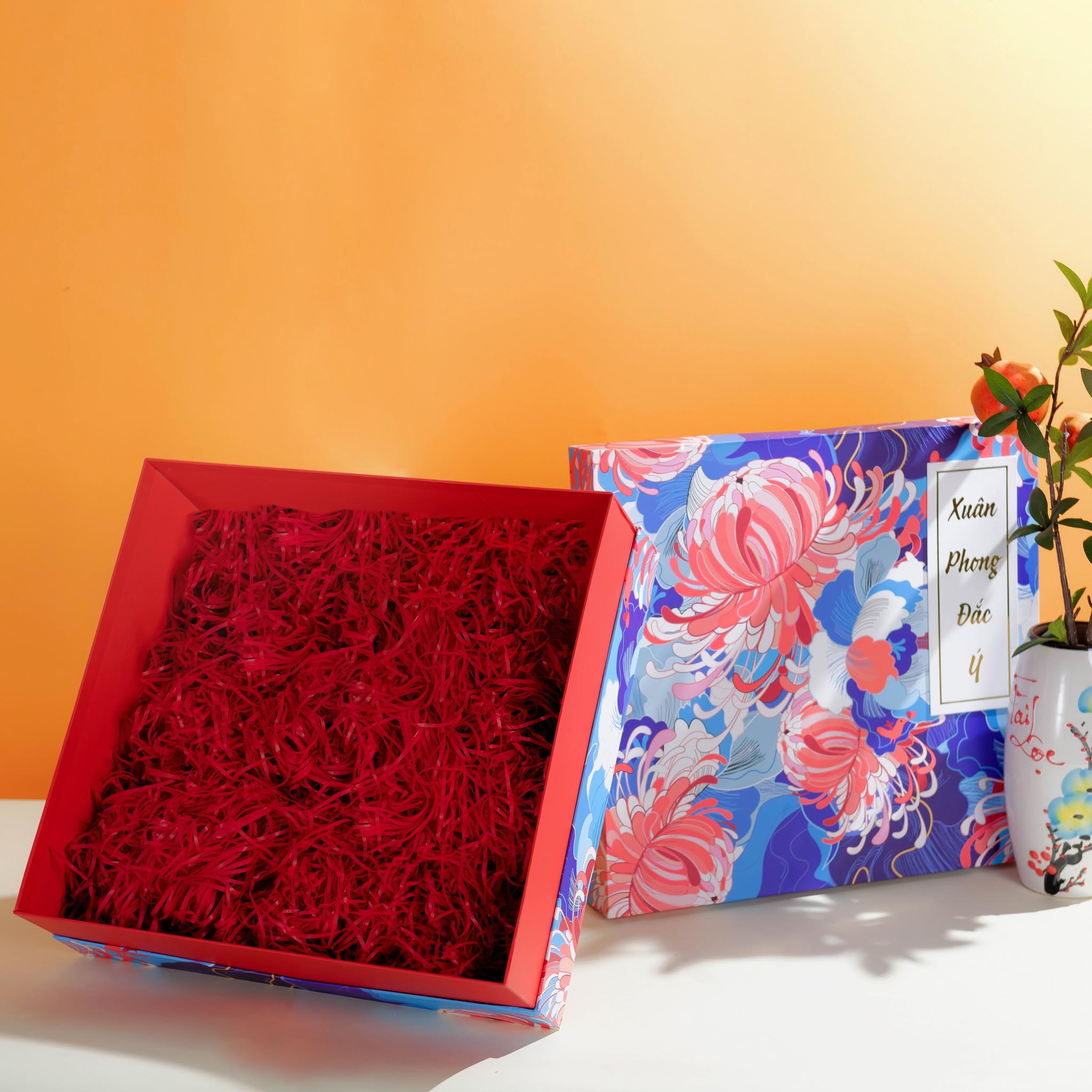 Hộp Quà Tết Đựng Quà Cao Cấp Size 35x37x11cm - Nhật Bản