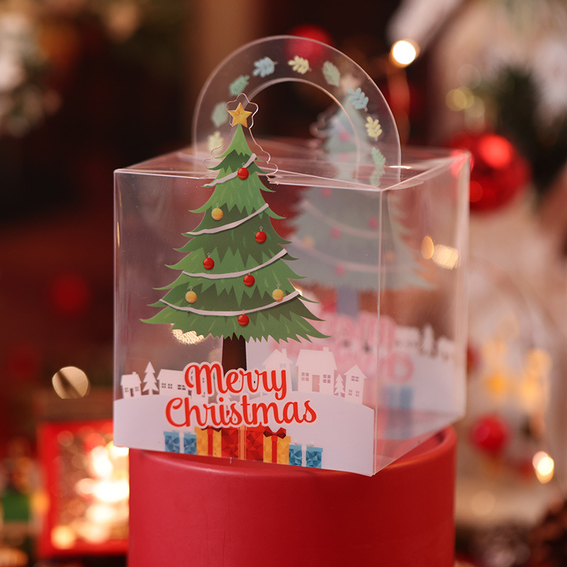 Hộp đựng quà giáng sinh, Noel độc đáo trong suốt